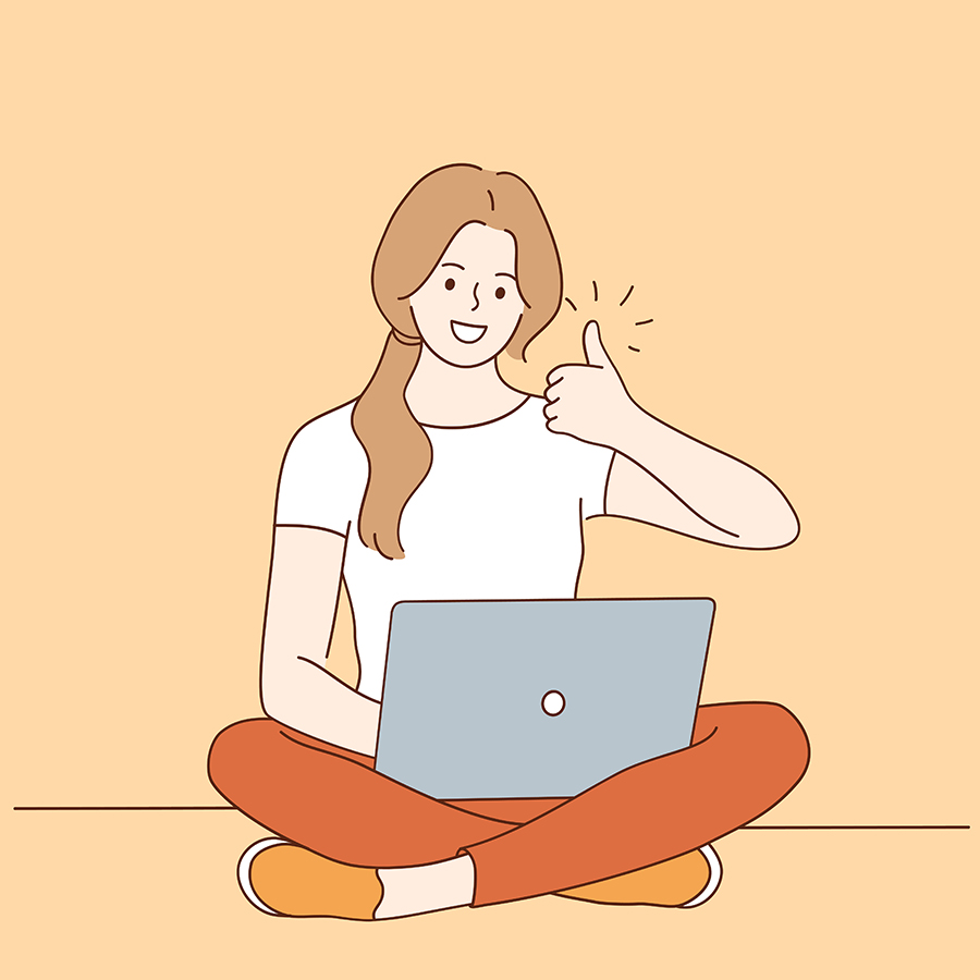 Freelance, Online distant work, internet technologies concept